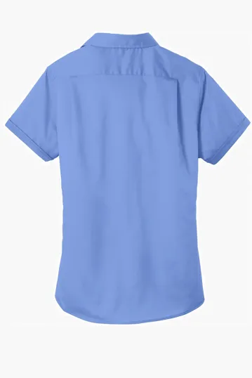 Port Authority Women's Short Sleeve SuperPro Twill Shirt — view 16