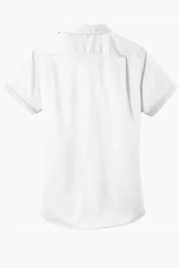 Port Authority Women's Short Sleeve SuperPro Twill Shirt — view 17