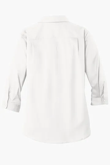 Port Authority Women's 3/4-Sleeve SuperPro Twill Shirt — view 13