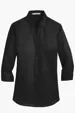 Port Authority Women's 3/4-Sleeve SuperPro Twill Shirt — view 2