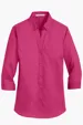 Port Authority Women's 3/4-Sleeve SuperPro Twill Shirt — view 4