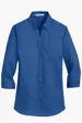 Port Authority Women's 3/4-Sleeve SuperPro Twill Shirt — view 5