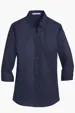 Port Authority Women's 3/4-Sleeve SuperPro Twill Shirt — view 6