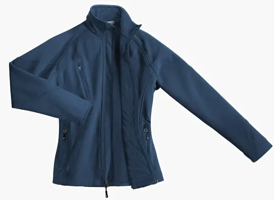 Port Authority Women's Textured Soft Shell Jacket — view 2