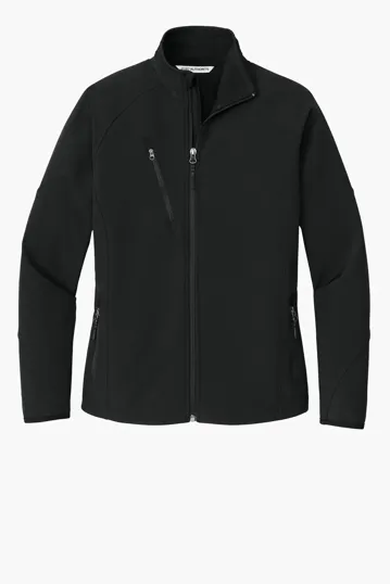 Port Authority Women's Textured Soft Shell Jacket — view 4