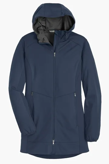 Port Authority Women's Active Hooded Soft Shell Jacket — view 3