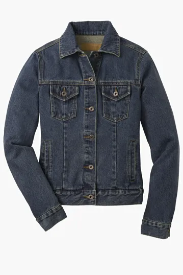 Port Authority Women's Denim Jacket — view 2