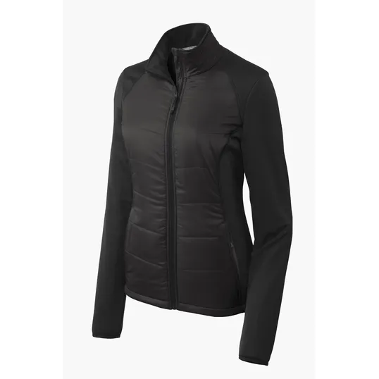Port Authority Women's Hybrid Soft Shell Jacket — view 2