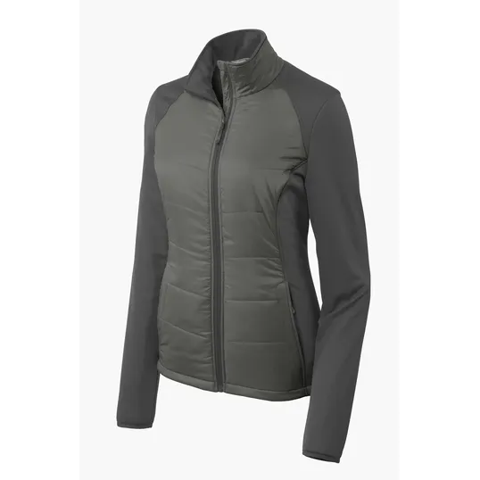Port Authority Women's Hybrid Soft Shell Jacket — view 3