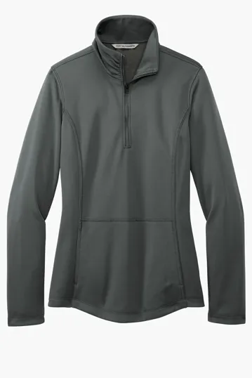 Port Authority Women's Smooth Fleece 1/4-Zip — view 3