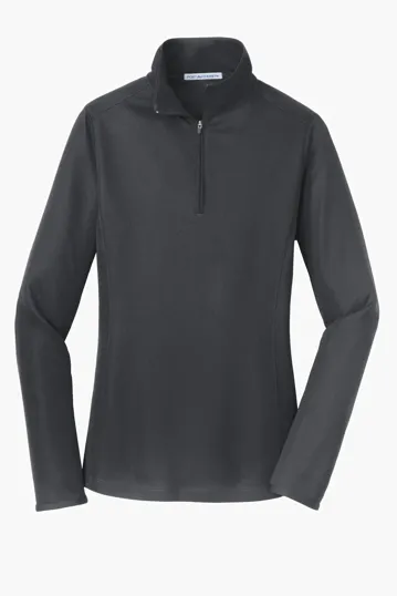 Port Authority Women's Pinpoint Mesh 1/2-Zip — view 2
