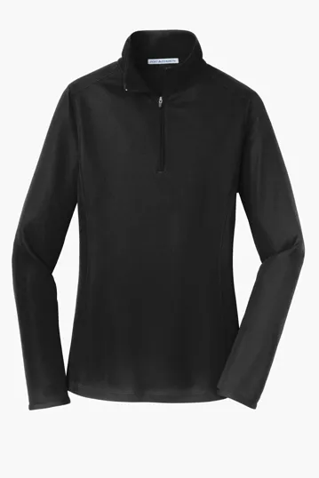 Port Authority Women's Pinpoint Mesh 1/2-Zip — view 3