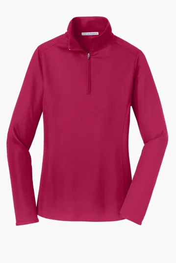 Port Authority Women's Pinpoint Mesh 1/2-Zip — view 4