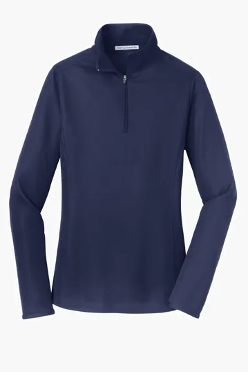 Port Authority Women's Pinpoint Mesh 1/2-Zip — view 6