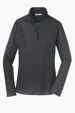 Port Authority Women's Pinpoint Mesh 1/2-Zip — view 2