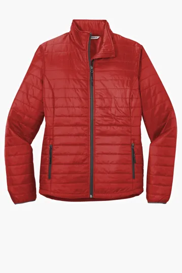 Port Authority Women's Packable Puffy Jacket — view 4