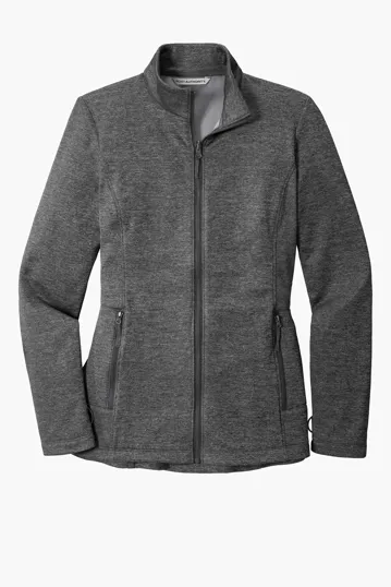 Port Authority Women's Collective Striated Fleece Jacket — view 5