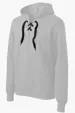 Sport-Tek Lace Up Hooded Sweatshirt Laces — view 2