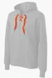 Sport-Tek Lace Up Hooded Sweatshirt Laces — view 4