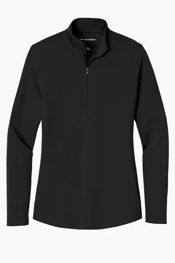 Port Authority Women's Dry Zone UV Micro-Mesh 1/4-Zip — view 2