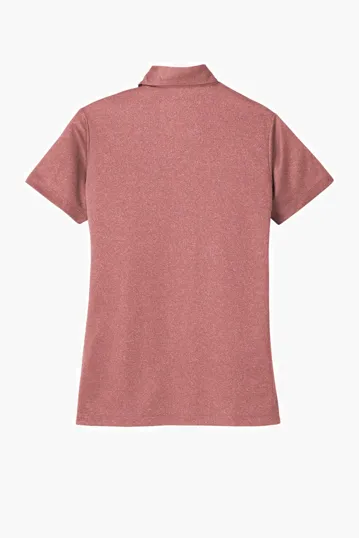 Port Authority Women's Heathered Silk Touch Performance Polo — view 10