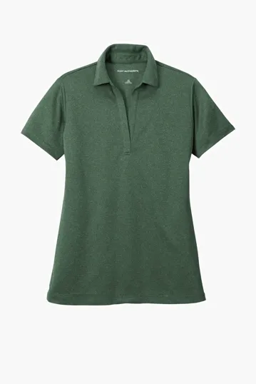 Port Authority Women's Heathered Silk Touch Performance Polo — view 4