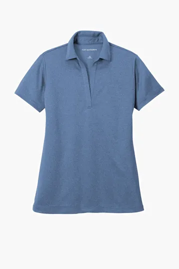 Port Authority Women's Heathered Silk Touch Performance Polo — view 5