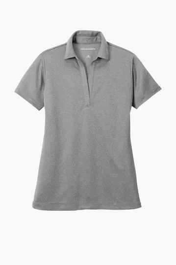 Port Authority Women's Heathered Silk Touch Performance Polo — view 8