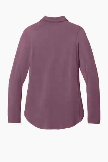Port Authority Women's Luxe Knit Button Tunic — view 7