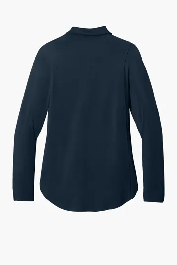 Port Authority Women's Luxe Knit Button Tunic — view 8