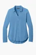 Port Authority Women's Luxe Knit Button Tunic — view 2