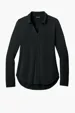 Port Authority Women's Luxe Knit Button Tunic — view 3