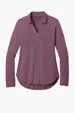 Port Authority Women's Luxe Knit Button Tunic — view 4