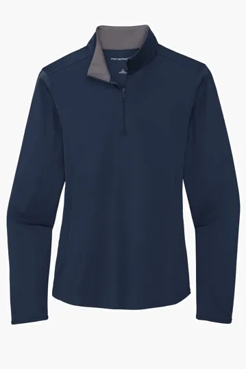 Port Authority Women's Silk Touch Performance 1/4-Zip — view 3