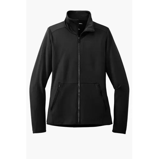 Port Authority Women's Accord Stretch Fleece Full-Zip — view 2
