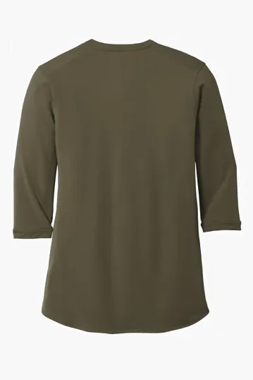 Port Authority Women's UV Choice Pique Henley — view 12