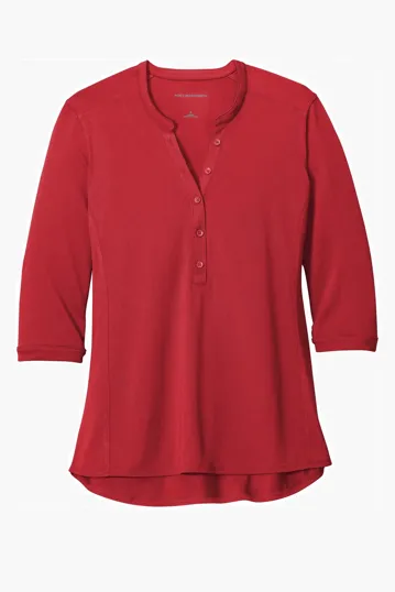 Port Authority Women's UV Choice Pique Henley — view 5