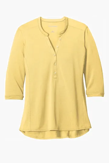 Port Authority Women's UV Choice Pique Henley — view 7