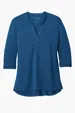 Port Authority Women's UV Choice Pique Henley — view 8