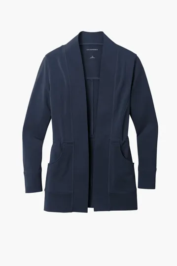 Port Authority Women's Microterry Cardigan — view 5