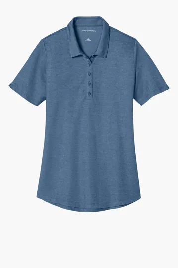 Port Authority Women's Fine Pique Blend Polo — view 2