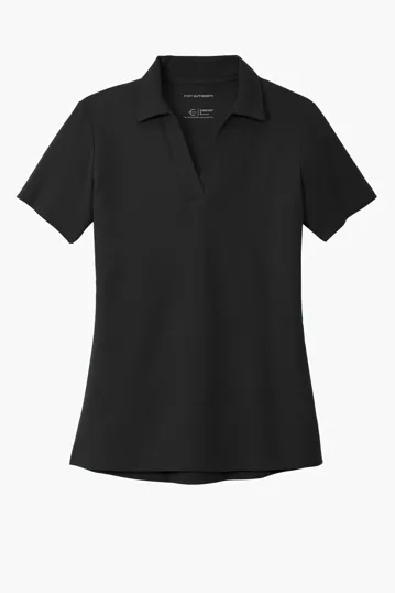 Port Authority Women's C-FREE Cotton Blend Pique Polo — view 2