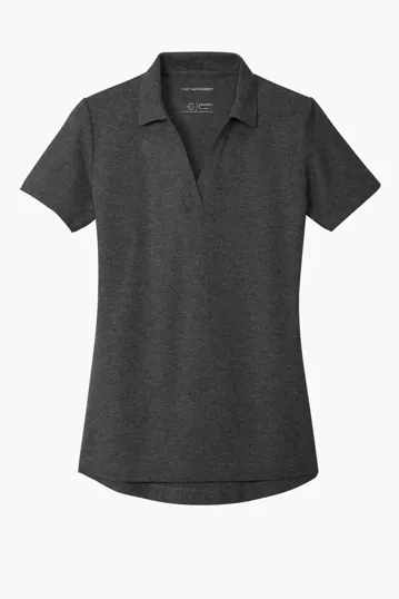 Port Authority Women's C-FREE Cotton Blend Pique Polo — view 3