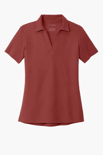 Port Authority Women's C-FREE Cotton Blend Pique Polo — view 6