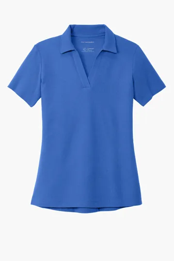 Port Authority Women's C-FREE Cotton Blend Pique Polo — view 8