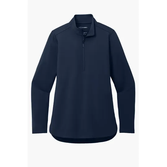 Port Authority Women's C-FREE Double Knit 1/4-Zip — view 11