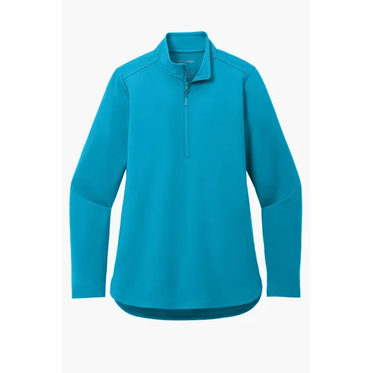 Port Authority Women's C-FREE Double Knit 1/4-Zip — view 2