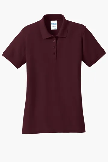 Port & Co Women's Core Blend Pique Polo — view 2