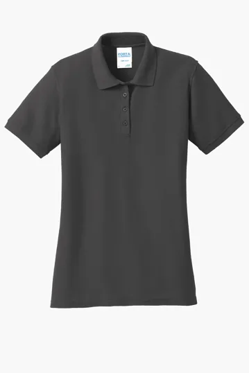 Port & Co Women's Core Blend Pique Polo — view 3