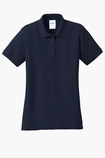 Port & Co Women's Core Blend Pique Polo — view 5